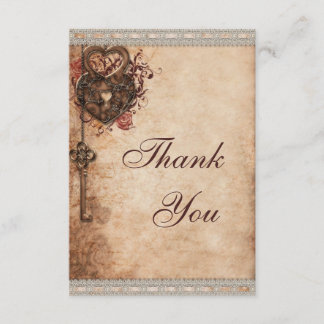 Verrouillage cardiaque vintage et Merci Mariage cl