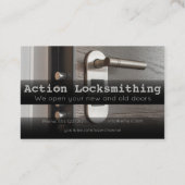 Verrouillage et carte de visite de sécurité (Dos)