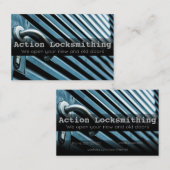 Verrouillage et carte de visite de sécurité (Devant / Derrière)