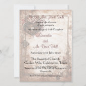 Verrouillage et Faire-part de mariage de clé (Dos)