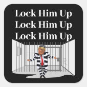 Verrouillez-Le Vers Le Haut Sticker Trump (Devant)