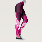 Verrücktes Patchwork Purpur Leggings (Rechts)