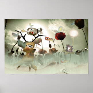 Verrukkelijk licht en transparantie poster