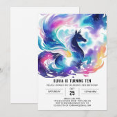 Verrukt Paard Verjaardag Kaart (Voorkant / Achterkant)