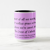 Vers 4 de tasse de thanksgiving (Centre)