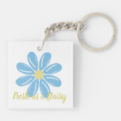Vers als Daisy Sleutelhanger (Achterkant)