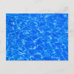 Vers blauw water briefkaart