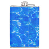 Vers blauw water heupfles (Achterkant)