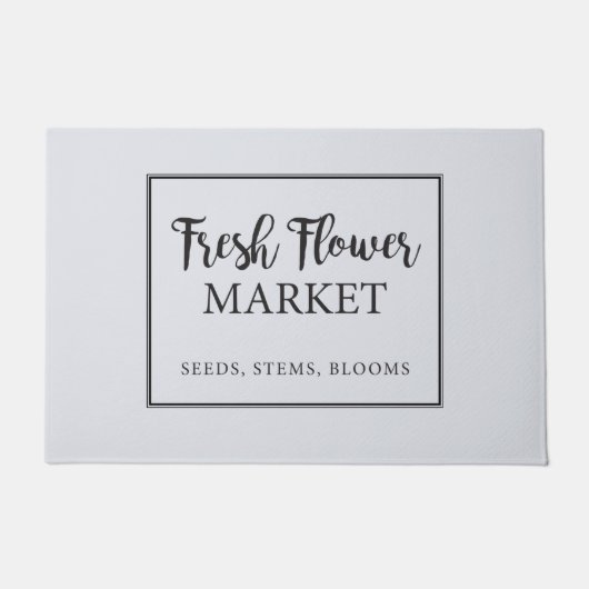 Vers bloemenkoopje deurmat (Voorkant)