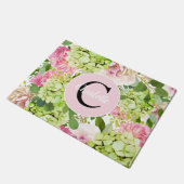 Vers bloemenmonogram deurmat (Schuin)