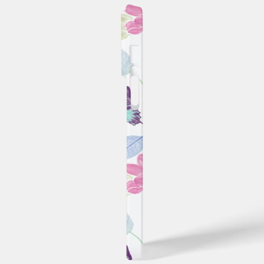 vers bloemmotief Case-Mate iPhone case (Achterkant / Links)