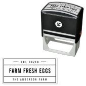 Vers Boerderij, geborduurd Zelfinktende Stempel (In situ)