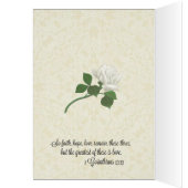 Vers catholique de la carte de mariage w/scripture (Intérieur (Gauche))