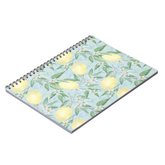 vers citroengeel citrus notitieboek (Linkerzijde)