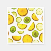 Vers citrusvruchten servet (Voorkant)