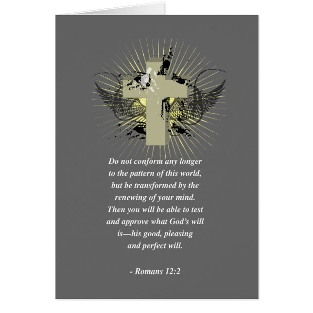 Vers de bible de 12:2 de ROMAINS (Devant)