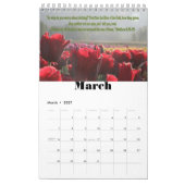 Vers de calendrier de photographie de foi (Mar 2027)