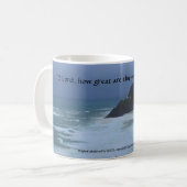 Vers de la tasse w/Scripture de brume de cap (Devant gauche)