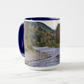 Vers de la tasse w/Scripture de paysage de chute (Devant gauche)
