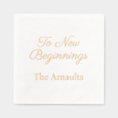 Vers de nouveaux débuts Élégants et personnalisés (Recto)
