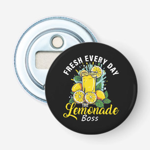 Vers Elke Dag De Limonade Baas Button Flesopener