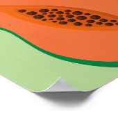 Vers eten, Gezond eten Catering Restaurant Menu Poster (Hoek)