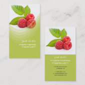 Vers frambos visitekaartje (Voorkant / Achterkant)