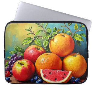 Vers fruit in een perfecte mix laptop sleeve