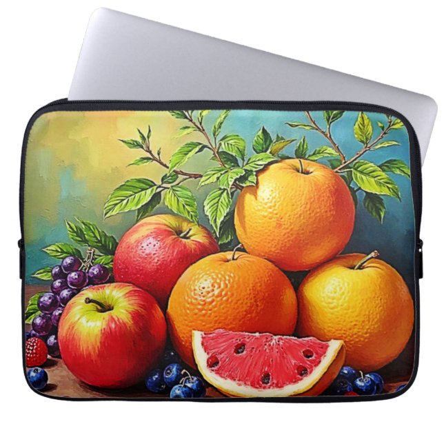 Vers fruit in een perfecte mix laptop sleeve (Voorkant)
