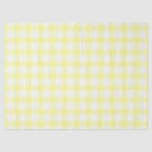 Vers geel wit geelbruin plaid tissuepapier (Voorkant)