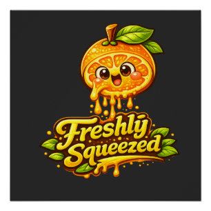 Vers Geperst - Voelend Fruitig - Foodie Vrienden Perfect Poster