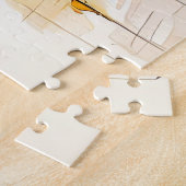 Vers geplukte Aster Flower Art Legpuzzel (Zijkant)