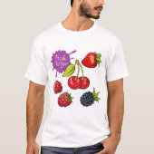 Vers gerijpt fruit t-shirt (Voorkant)
