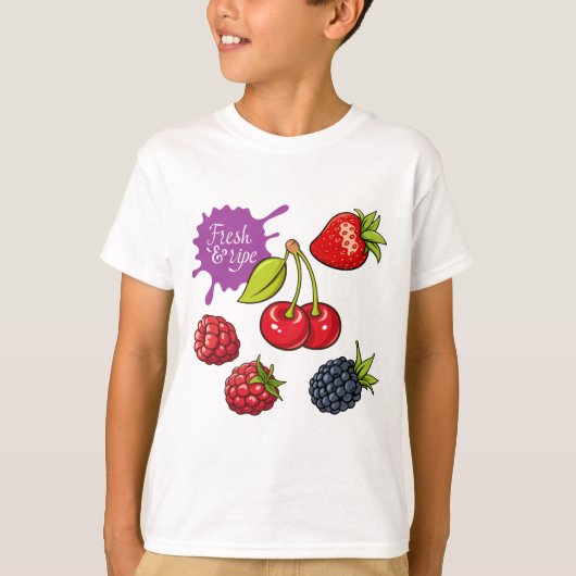 Vers gerijpt fruit t-shirt (Voorkant)