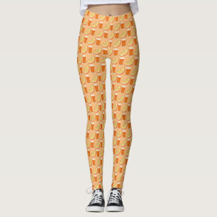 Vers gevriesdroogd PB Oranje sap citrusvruchten Sl Leggings