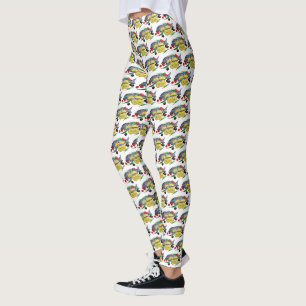 Vers Grilled Fish Greek Mediterranean Seafood Leggings