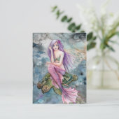 Vers Le Bas À Atlantis - Carte postale Mermaid (Debout devant)