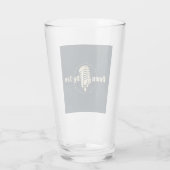 Vers Le Bas Par Verre À Dix Pint (Dos)