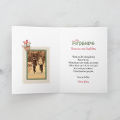 Vers le Carte de remerciements Mes amis (Intérieur)