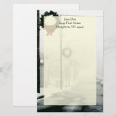 Vers le haut de la papeterie du nord de neige de (Devant / Derrière)