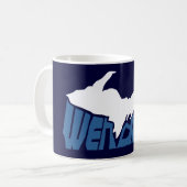 VERS LE HAUT de la tasse de "Gimme Moar" (Devant gauche)