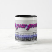 Vers le haut de votre tasse de cannelure (Centre)