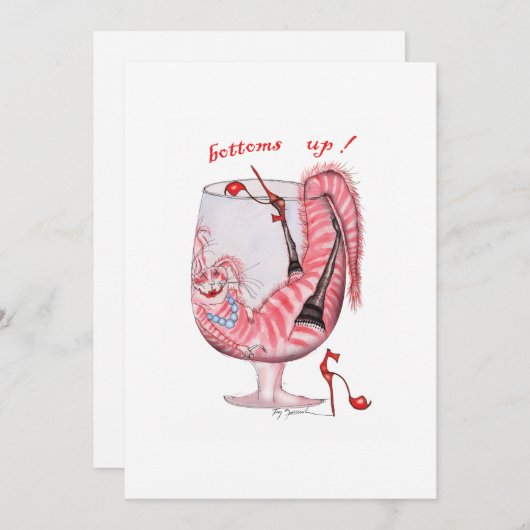 vers le haut, invitation tony fernandes (Devant / Derrière)