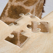 Vers le haut Portrait d'un puzzle Giraffe (Côté)