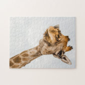 Vers le haut Portrait d'un puzzle Giraffe (Horizontal)