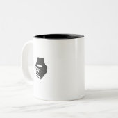 Vers le haut toute la nuit de la lecture - tasse (Devant gauche)