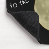 Vers le Tapis de souris de la lune et du dos (Coin)