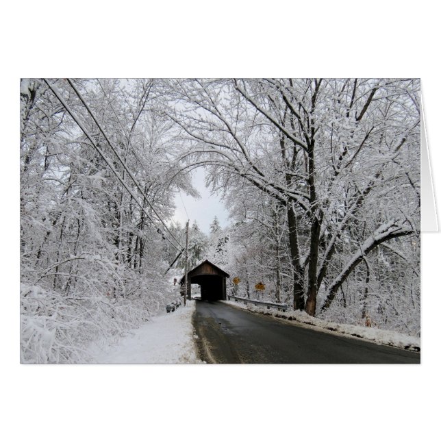 Vers l'hiver - Pont couvert Coombs (Devant horizontal)