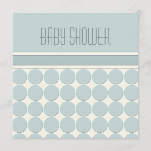 vers modern blauw Baby shower Kaart
