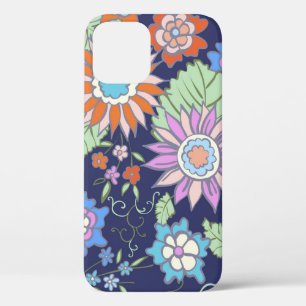 Vers naadloos achtergrondpatroon - zomer iPhone 12 hoesje